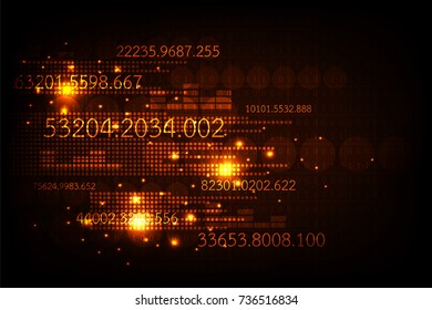 Vector technology in the digital information concept.