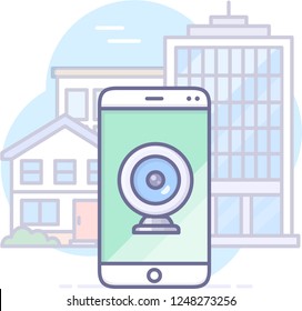 Vector technology graphics for background, banner, mockup, app, website, design, interface. Graphics element includes laptop, computer, mobile, cloud, document, mouse, people, code and keyboard.