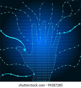 Vector Technology Hand