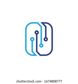 Vector technology icon. Network, internet, tech, communication symbol. Stock vector illustration