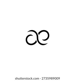 AS vector technology illusory logo icon