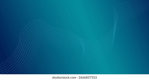 Vector technology internet network speed connection blue green background, cyber nano information, abstract communication, innovation future tech data, Ai big data lines dots, vector 3d type2