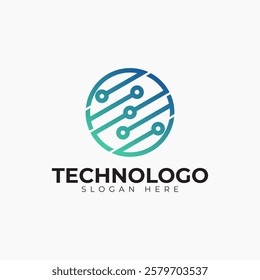 vector technology logo premium template