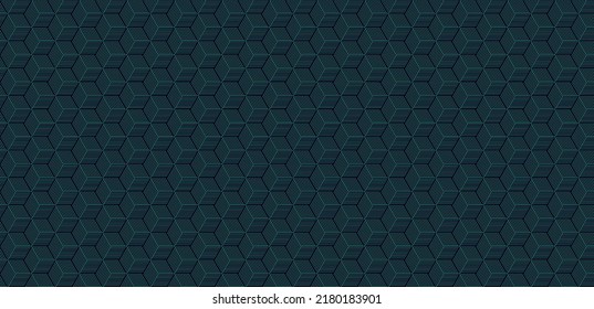Vector Technology Pattern. Modern Stylish Texture. Geometric Tiles Wallpaper. Cubes Background.