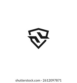 AS vector technology square logo icon