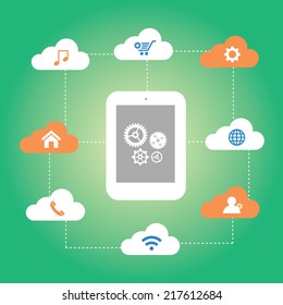 vector technology style for use 