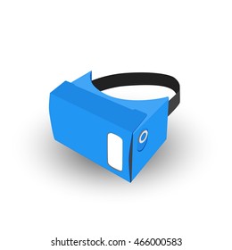 Vector technology  virtual reality icon flat illustration design