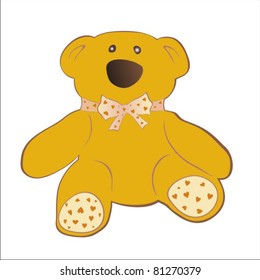 Vector teddy bear