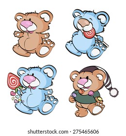 vector teddy bears