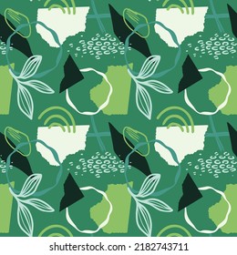 vector teenage seamless neon pattern naive simple style for textile design