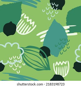 vector teenage seamless neon pattern naive simple style for textile design