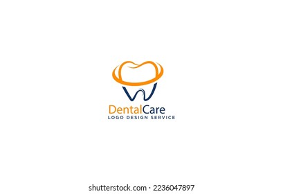 Logo de los dientes vectores o logotipo de dentista también logotipo de protección dental