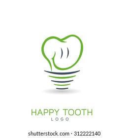 vector teeth signs, abstract design concept tooth care treatment Dental Medicine logo design template, Tooth Icon logo template