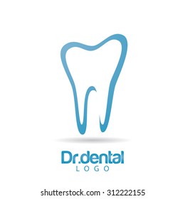 vector teeth signs, abstract design concept tooth care treatment Dental Medicine logo design template, Tooth Icon logo template