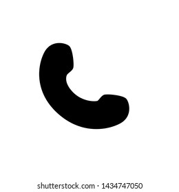 Vector Telephone Solid Glyph Flat icon