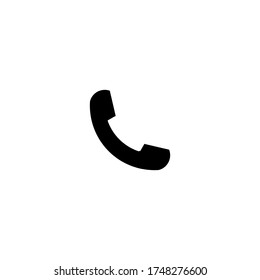 Vector Telephone Solid Glyph Flat icon