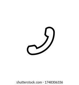 Vector Telephone Solid Glyph Flat icon