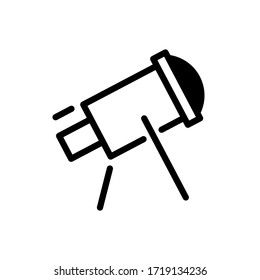 Vector telescope icon for eps 10