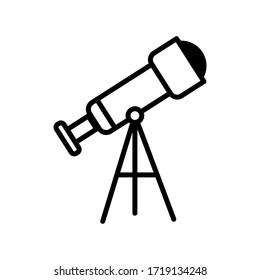 Vector telescope icon for eps 10
