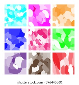 Vector template abstract background with arbitrary shapes. For brochure, credit card, booklet and websites design.