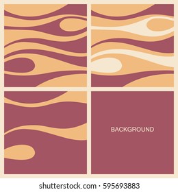 Vector template abstract background with curves lines. For brochure, booklet and websites design.