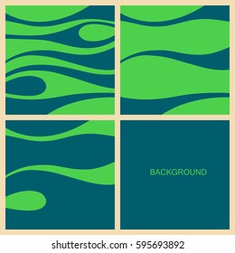 Vector template abstract background with curves lines. For brochure, booklet and websites design.