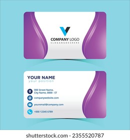 Vector template for abstract business cards