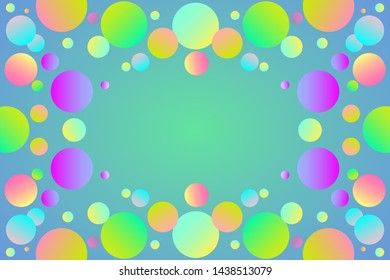 Vector template with abstract colorful background. Greeting card you can use it for your design, brochure, flyer, poster