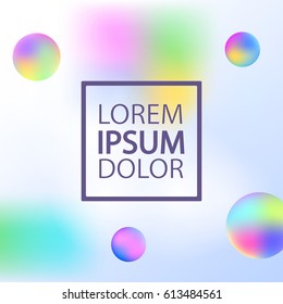 Vector template with abstract colorful background. Greeting card ou can use it for your design, brochure, flyer, poster
