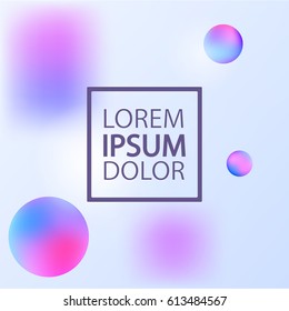 Vector template with abstract colorful background. Greeting card ou can use it for your design, brochure, flyer, poster
