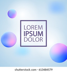 Vector template with abstract colorful background. Greeting card ou can use it for your design, brochure, flyer, poster
