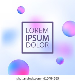 Vector template with abstract colorful background. Greeting card ou can use it for your design, brochure, flyer, poster