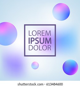 Vector template with abstract colorful background. Greeting card ou can use it for your design, brochure, flyer, poster
