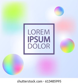 Vector template with abstract colorful background. Greeting card ou can use it for your design, brochure, flyer, poster