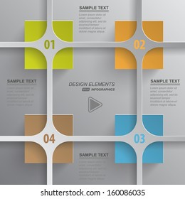 vector template / abstract squares data