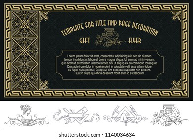 Vector template advertisements, flyer, web, wedding  and other invitations or greeting cards. Happy holidays.