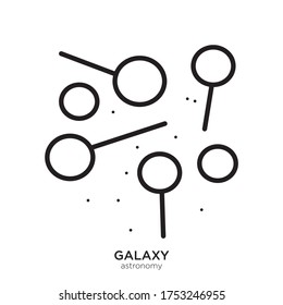 Vector template for astral icon