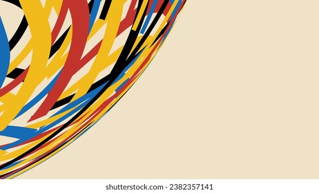 vector template  background with  colorful stripes