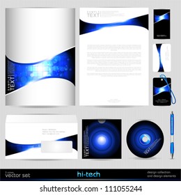 Vector Template Background. Design elements.