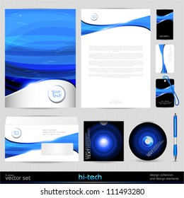 Vector Template Background. Design elements.