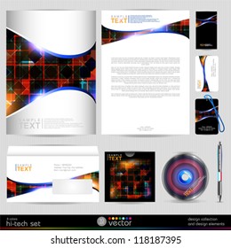 Vector Template Background. Design elements.