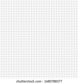 Vector template background from dots for daily notes and drawing. Seamless vector dot pattern.