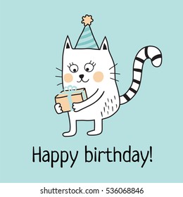 29,399 Cat birthday card Images, Stock Photos & Vectors | Shutterstock