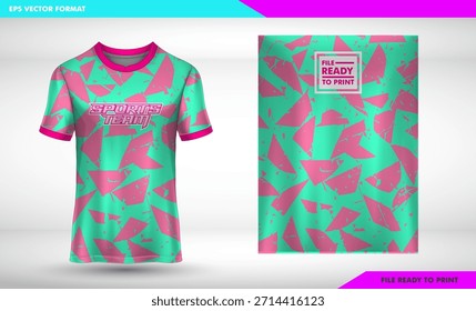 Eine Vektorvorlage für ein leeres Baumwoll-T-Shirt-Design, ideal für Herrenmodedruck und Bekleidungsgrafik