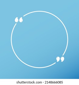 Vector template blank rectangle quote. Speech box with bracket. Empty frame for messages. Business card template information text message. Quote text form. Background for motivation inspiration.