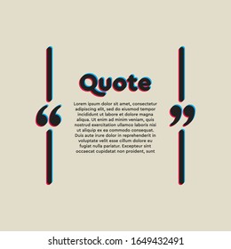 Vector template blank square lines bubble. Speech box with bracket. Empty frame for messages. Business card template information text message. Quote text form. Background for motivation inspiration.