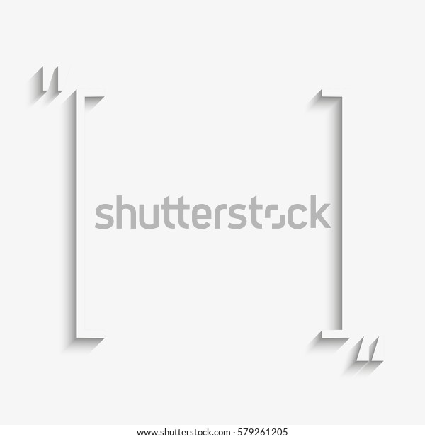 vector template blank square quote speech stock vector speech cards template