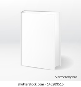 Vector template book cover. Add your design and inscription.