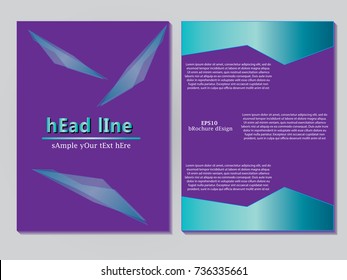 Vector template of book cover for brochure,flyer,annual report, website pattern. Square paper design.