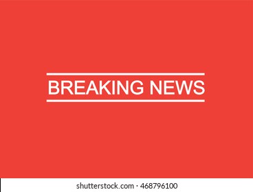 vector template of breaking news 